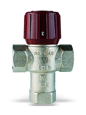 Термостатический смесительный клапан 1" AQUAMIX (32-50*C) Watts AM6111C1(05.59.235)10017423